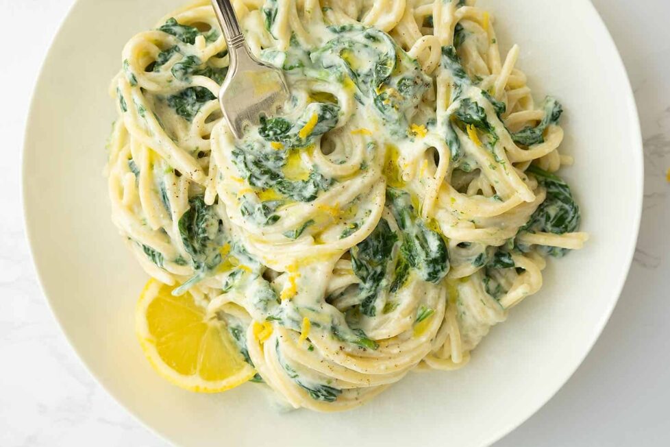 Zest Fest! Quick and Easy Lemon Ricotta Pasta with Spinach - Bayou Beat ...